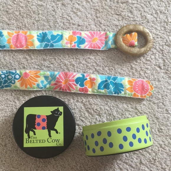 Ladies Floral Ribbon Belt - Picture 1 of 3